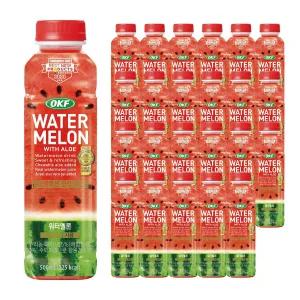 OKF 오케이에프 워터멜론 500ml x 24개 수박 알로에 주스 코스트코