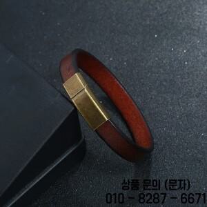 남자를위한 새로운 보석 펑크 브라운 호환 호환땋은 가죽 팔찌 스테인레스 스틸 마그네틱 걸쇠 패션 20.5cm