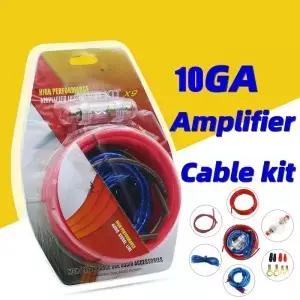 1200W 자동차 오디오 스피커 배선 키트 10GA 전력 60 AMP 퓨즈 수정 부품