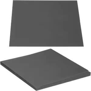 PATIKIL 12x12x0.04 칩보드 시트 10Pcs 40PT 두꺼운 북보드 바인더 책 제본 커버용 견고한 용품 검정색
