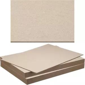 PATIKIL 12x8x0.1 칩보드 시트 20Pcs 100PT 두꺼운 북보드 바인더 책 제본 커버용 견고한 용품 회색