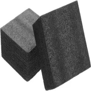 인공 꽃을 위한 레브몰로 블랙 플로럴 폼 시트 2팩 5.90X5.70X2.95인치 고밀도 쿠션 베이스 재사용 가능한