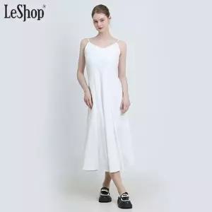 [르샵(LeShop)] 브이넥 레이스 슬립 원피스 (택가격: 129000원)