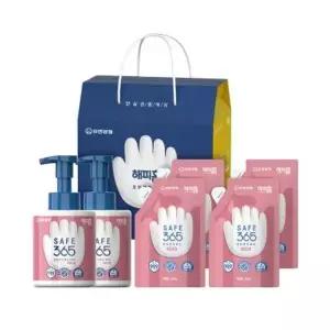 수분보충 유한양행 해피홈 SAFE365 핸드워시 선물세트 핑크(700mL안티에이징 주름개선 탄력강화800ml)