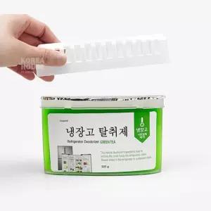 냉장고 퀴퀴한 김치 냄새 제거 녹차향 후레쉬 탈취제 300g 냉동실 악취클리너