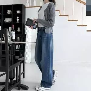 청바지 신상 허리밴딩 배기 루즈핏 빅사이즈 캐쥬얼