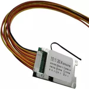 쿠북 1Pcs 10S 30A 36V 리튬 이온 셀 18650 배터리 보호 BMS PCB 보드 오토바이 스쿠터 밸런스 기능 포함