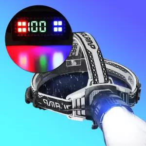 N3110 XHP160 해루질 낚시 헤드랜턴 직진성질랜턴 작업 충전식 안전모 캡라이트 램프 LED 질장비 해드 캠핑