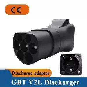 BYD V2L 전기 자동차 방전 GBTUS 플러그 3 홀 소켓 16A 어댑터 EVAC 콘센트 충전기 변환