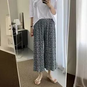 [하프클럽/]플8부바지 밴딩팬츠 아이스팬츠 홈 팬츠 슬립 하의 세트 언더 원