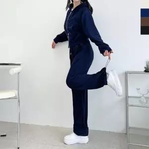 면바지 긴바지 코디 허리밴딩 캐쥬얼 루즈핏 신상 면
