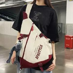 [하프클럽/]남녀공용 데일리 슬링백 바디백 크로스 가방 힙색 여행용 보조