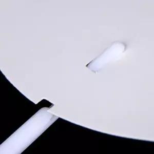 [하프클럽/]원형 부채 만들기 DIY 무지 흰색 PP 플라스틱 꾸미기 재료