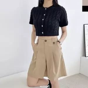 3부팬츠 면 여자핫팬츠 여자반바지 짧은바지 숏팬츠