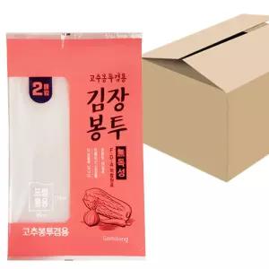 감동 김장봉투(드럼통용2매) x1박스(30개) 고추겸김치봉투 비닐 김장백 포장 용품 비닐백
