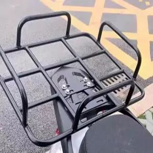 오토바이 자전거 짐받이 싱글잠금 리어랙 선반 탑박스 그물망 배달 브라켓 거치대 보관