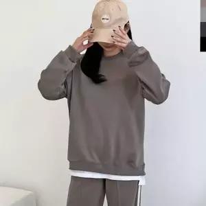 루즈핏 맨투맨 티셔츠 드롭 여성 맨투맨 티셔츠 빅사이즈 긴소매