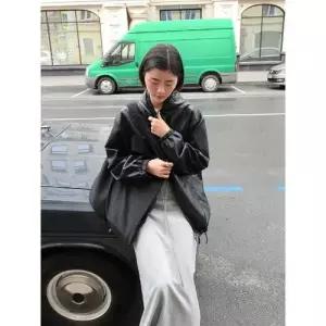 볼사스 여친 캐주얼 재킷 통기성 코트 하이드 컴포트 후드 점퍼 가죽 잠바 야구 ADOR1