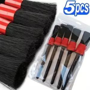 1/5pcs 자동차 청소 브러시 키트 인테리어 히 세트에 대 한 세부 브러쉬 휠 림 깨끗한 플라스틱
