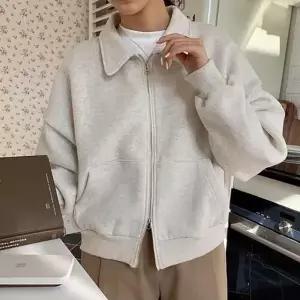 [하프클럽/]포켓 데일리 무드 카라 맨투맨 집업 자켓 TDN0020 uni 패딩 코트 사