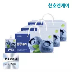 [천호엔케어] 하루활력 블루베리즙 70ml 30팩 3박스 / 공식판매처