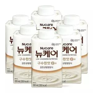 뉴케어 구수한맛 순 200ml 24팩영양식 페트 식사대용 어르신선물 요양원 케어캔 음료 드링크