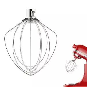 교체 부품 K45WW KitchenAid 4.5-5쿼트 보울 스탠드 믹서용 스테인레스 스틸 6선 거품기 부착물