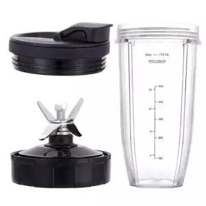 필수품 Ninja 블렌더 교체 부품용 24Oz 컵 7핀 추출기 블레이드 Nutri Auto IQ BN801 SS101 BL480-30 B용