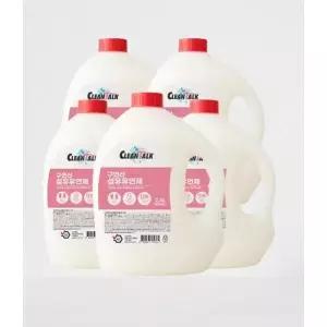 [셀러허브][크린톡] 구연산 섬유유연제 2.5L x 5개 (핑크피오니향) (S42345352)