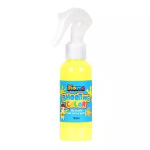 미술놀이 스프레이 물감 슈팅 컬러 120ml (형광노랑) 유아