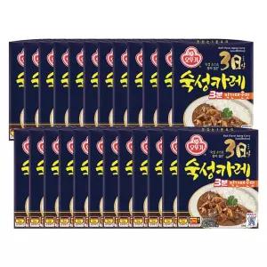 3일 숙성카레 3분 약간 매운맛 200g 24개 약간매운 즉석 간편 있는 요리 간편조리식품 간편식 캠핑 자취