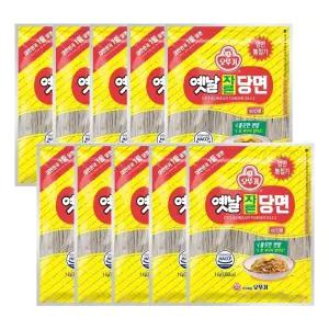 옛날자른당면(HACCP) 1KG 10개 요리용 조리용 쫄깃한 맛있는 잡채 가정용 용면 국수 사리