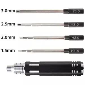 RC 부품 4 in 1 1.5mm 육각 드라이버 금속 도구 키트 세트 헬리콥터 자동차 비행기 드론 항공기