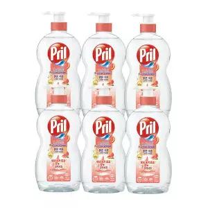 프릴 맑은식초 산뜻한 자몽 700ml x6개 고농축 1종 주방세제 2439093 J