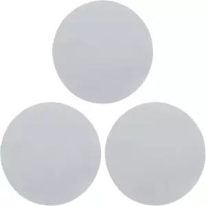 uxcell 3Pcs 고무 병따개 그립퍼 패드 다기능 단열 논슬립 쉽게 열 수 있는 주방 도구 회색 원형