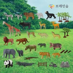사파리 동물 자연생태 관찰 체험학습 유아 유치원 교구세트 정교한 호기심