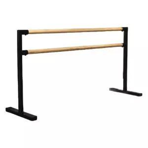 발레봉 바 스트레칭용 원목 이중층 2단 무용 학원용 벽부형 높이80-105cm 1m 2m