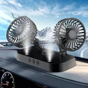 베스월드 자동차 팬 SUV RV용 12V 차량 - 강력한 공기 순환기