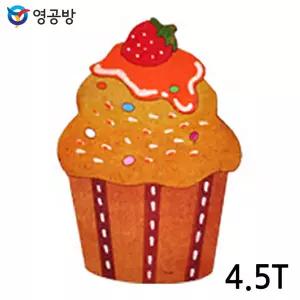 컵케이크 4.5T 연결구멍 (없음X) (체험용 우드아트)목재모형 조립키트 완구 방학숙제