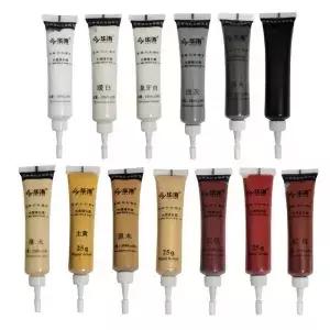 20ml 목재 가구 재 마감 페인트 스크래치 터치 업 여러 가지 빛깔의 도구 키트