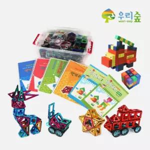 유치원 학교 수학적 사고력 다면체 자석블럭 맥브레인 edu 사고력개발