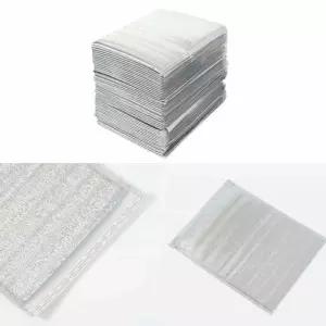 보냉 봉투 50p 40x50 일회용아이스팩 은박냉은냉백 은냉 아이스 냉포장 크림 크림용기 은온 은색 택배냉 냉