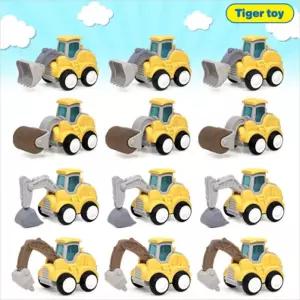 푸쉬 중장비차 4종 (12p)카 중장비 장난감자동 놀이자동 자동 어린이자동