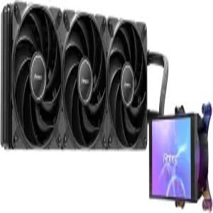 Antec Vortex View 360 AIO 액체 CPU 쿨러 5인치 IPS 화면 3x120mm PWM 팬 맞춤형 디스플레이 고성능 펌프