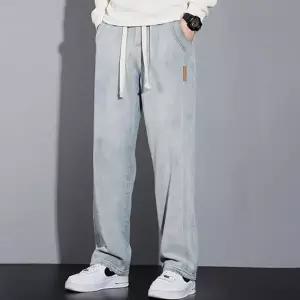 여자 데일리 스트릿 루즈핏 스트랩 빅사이즈 청바지