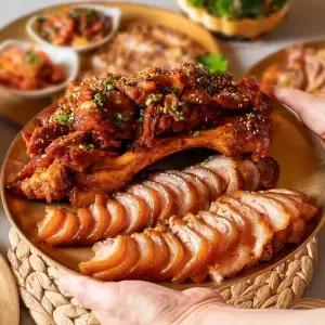 [HAPPC인증] 잡내없는 흑마늘 무뼈족발 500g(새우젓포함)