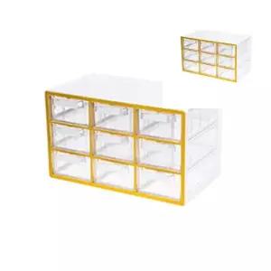시스템멀티박스 9단 YL 57009A 410x235x250mm 소품정리함 플라스틱정리함 공구정리 서랍수납함 W