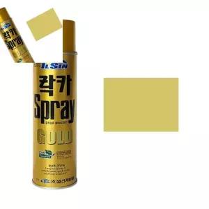 일신 스프레이락카 420ml 금색 박스 40개입 금속페인트 스프레이페인트 철제도색 도료작업 WFNUT