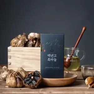 백년고 의성 흑마늘 진액 엑기스 추출 12g 30포 마늘 마늘환 마늘진 농축 영양즙 선물용