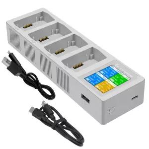 4in1 3in1 배터리 충전 허브 충전기 dji 호환 Mini 3 4 PRO 드론 액세서리 용 지능형 비행 고속